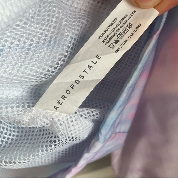 Aeropostaletale Rain Light Jacket Rainbow size M - Picture 5 of 10
